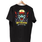 bottom rider Off the Leash black tshirt back print - Off the Leash T-Shirt