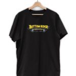 bottom rider Off the Leash black tshirt front print - Off the Leash T-Shirt