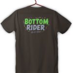 bottom rider Out of the Box tshirt brown back print