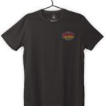 bottom rider skate legacy tshirt front dark brown print