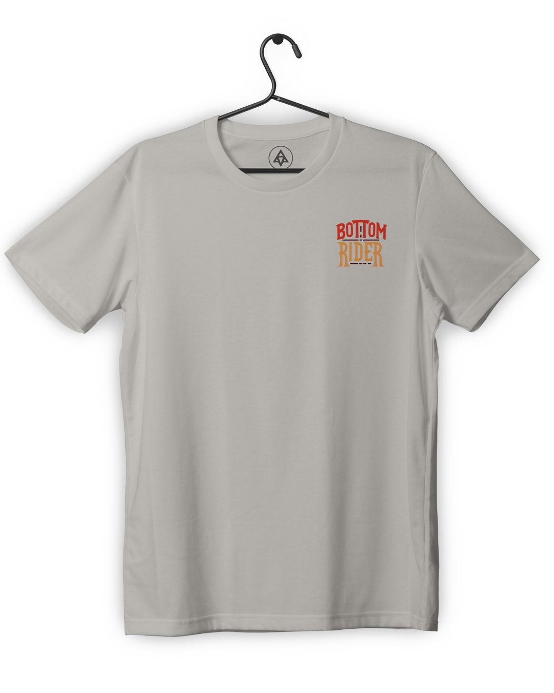 bottom rider street mark tshirt cream front print