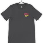 bottom rider urban grind tshirt grey front print
