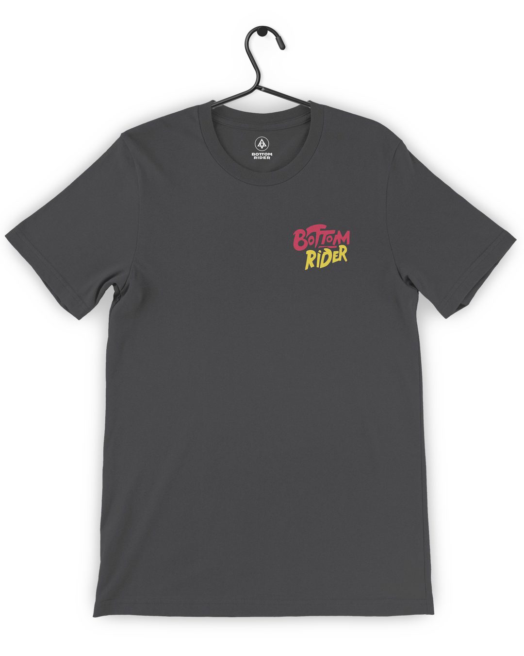 bottom rider urban grind tshirt grey front print