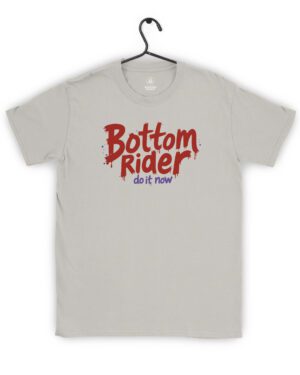 bottom rider wild and the unfiltered tshirt cream front print