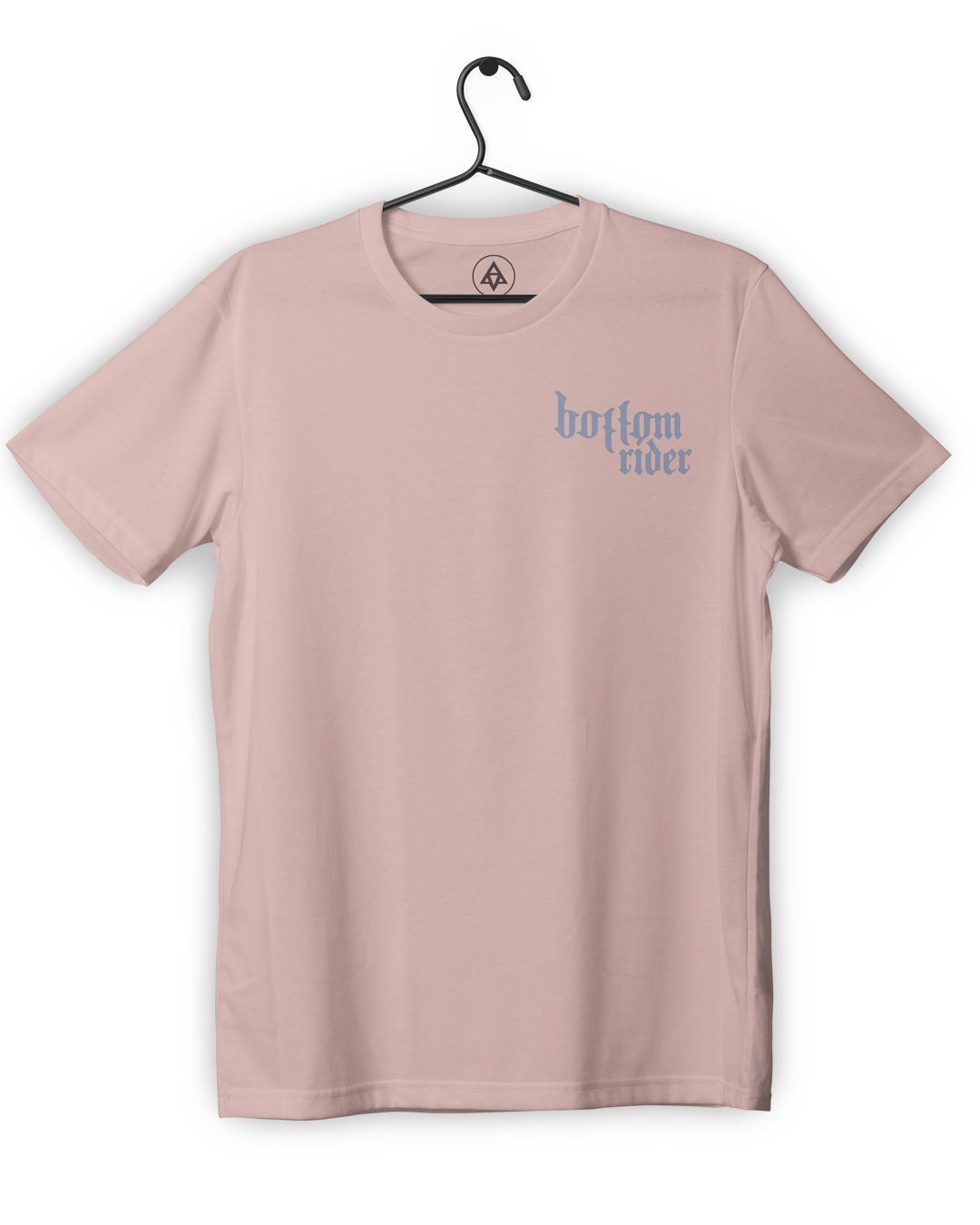 bottom unchated territory tshirt front pink print