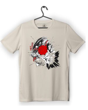 bottom rider tee logo urban sand front print - Bottom Rider Tee – Urban Sand Edition