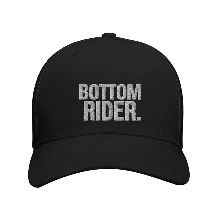 cap bottom rider black