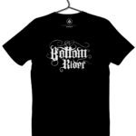 bottom rider inked logo front black print - Bottom Rider Inked Logo Tee