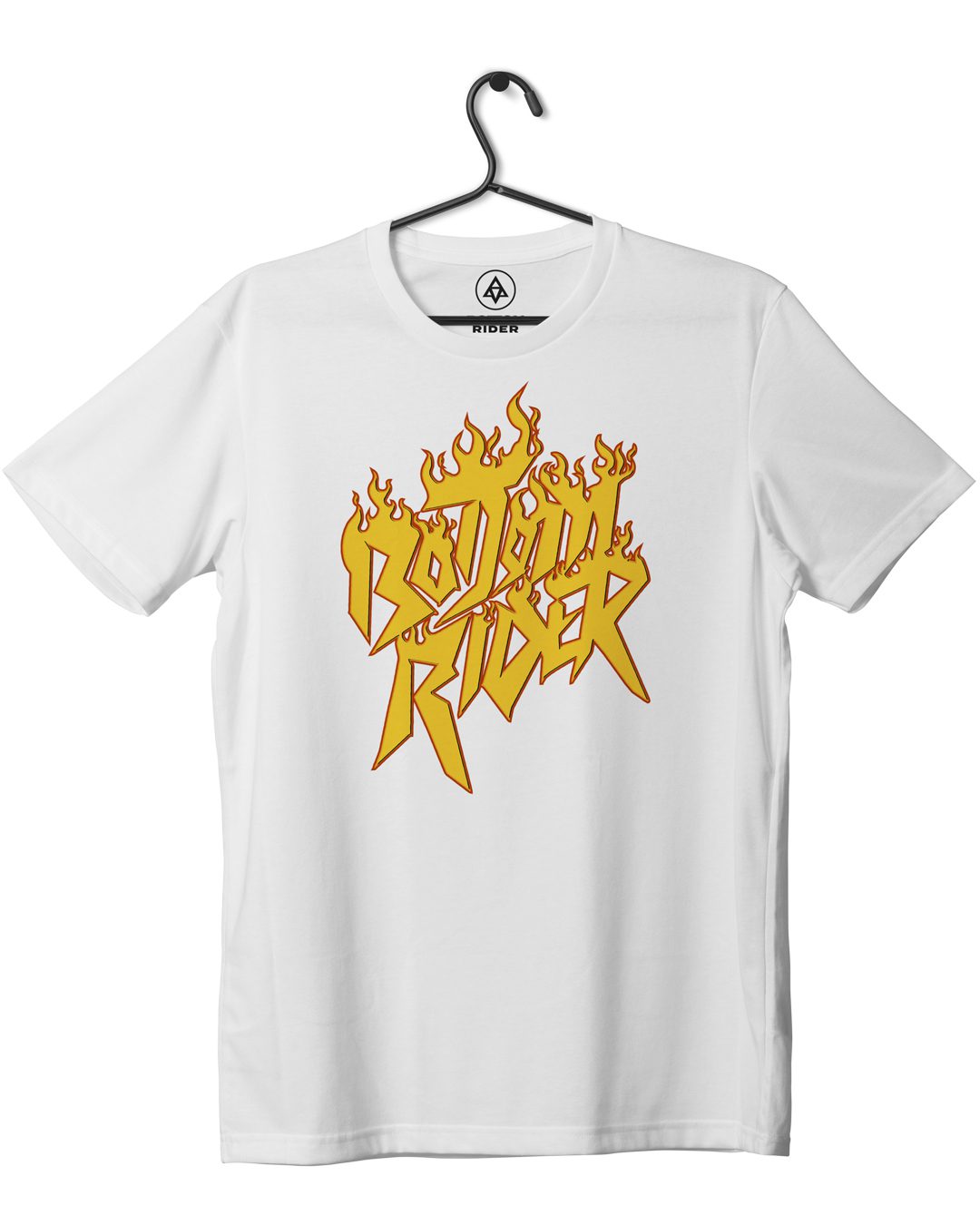 Born to Burn tshirt white front print - Born to Burn T-Shirt