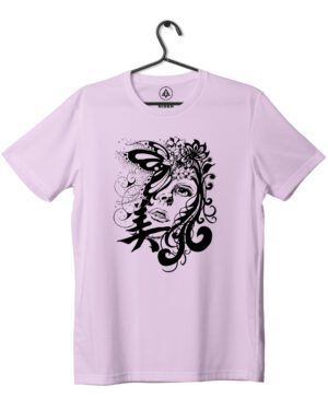 Inner Bloom tshirt Front Pink print - Born to Burn T-Shirt