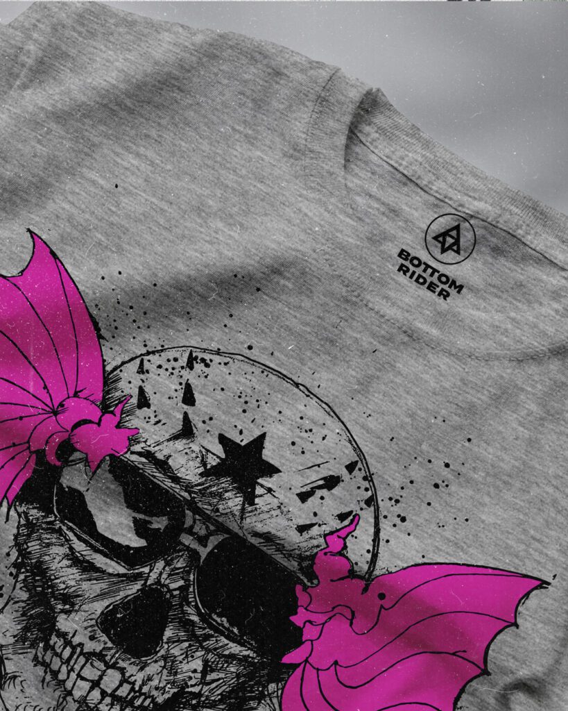 Bottom Rider Skull Tee - Bottom Rider Skull Tee