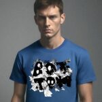 model Bottom Flow T Shirt – Sky Blue Streetstyle Edition