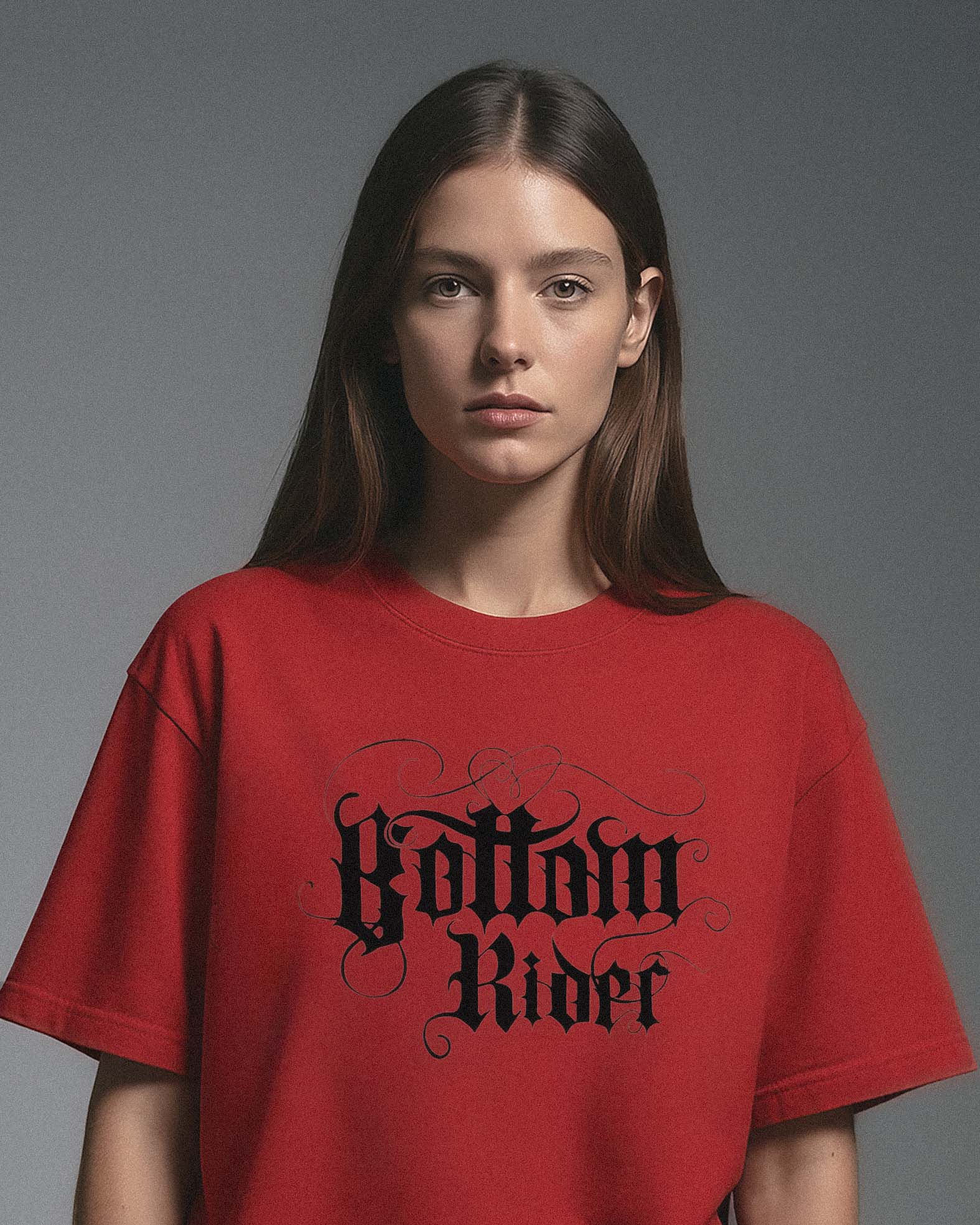 model Bottom Rider Inked Logo Tee