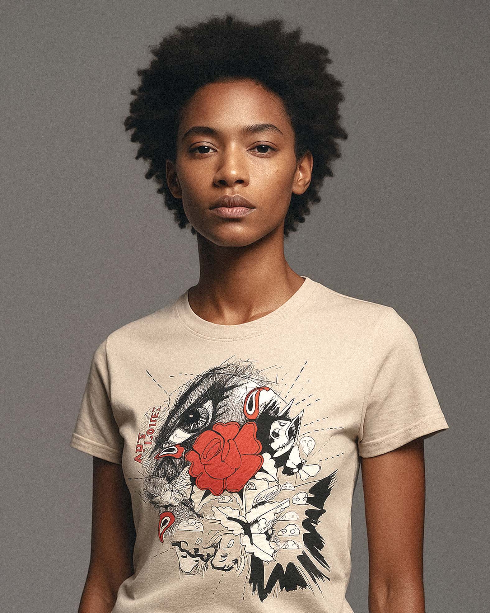 model Bottom Rider Tee – Urban Sand Edition capas juntas sin fondo