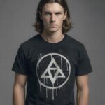 modelo Drip Emblem T Shirt Raw Identity by Bottom Rider okok