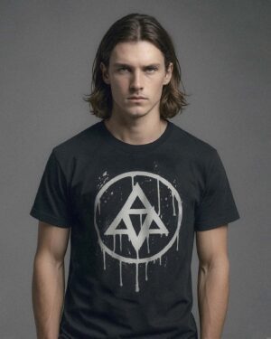 modelo Drip Emblem T Shirt Raw Identity by Bottom Rider okok