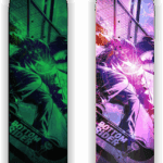 deck n77 glow in the dark on off